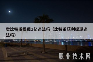 卖比特币提现1亿违法吗(比特币获利提现违法吗)