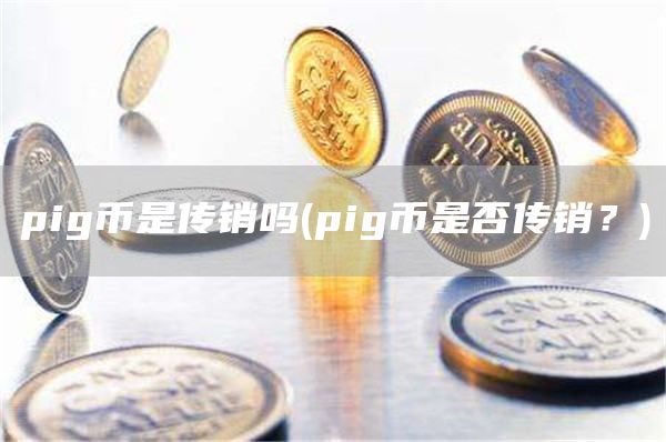 pig币是传销吗 - pig币是否传销?