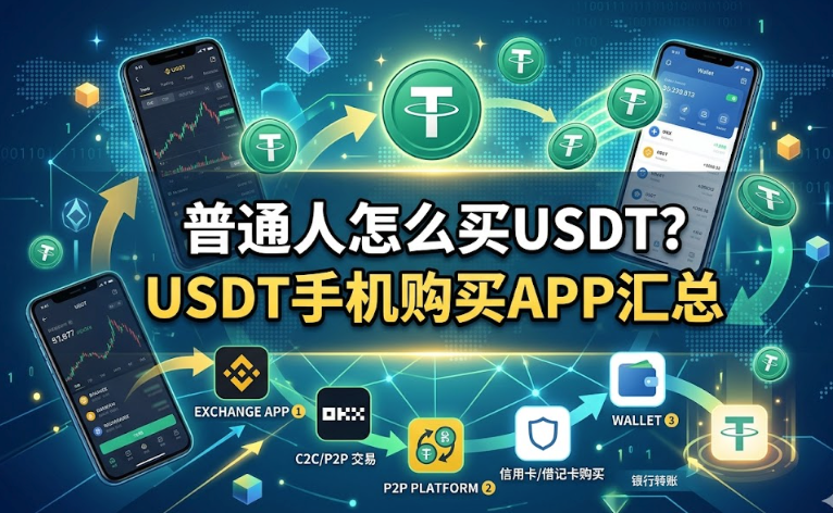 普通人怎么买usdt?usdt手机购买APP汇总